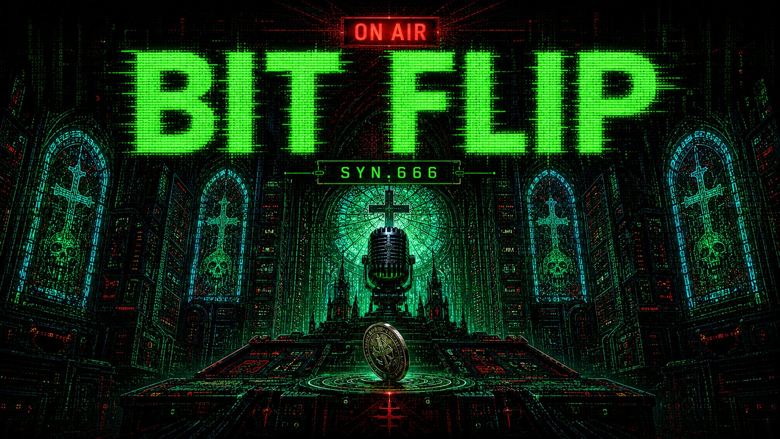SYN.666 — BIT FLIP — ON AIR, cathedral broadcast