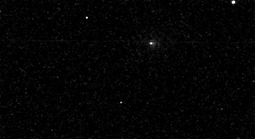 ESA ExoMars Trace Gas Orbiter capture of 3I/ATLAS moving against the star field