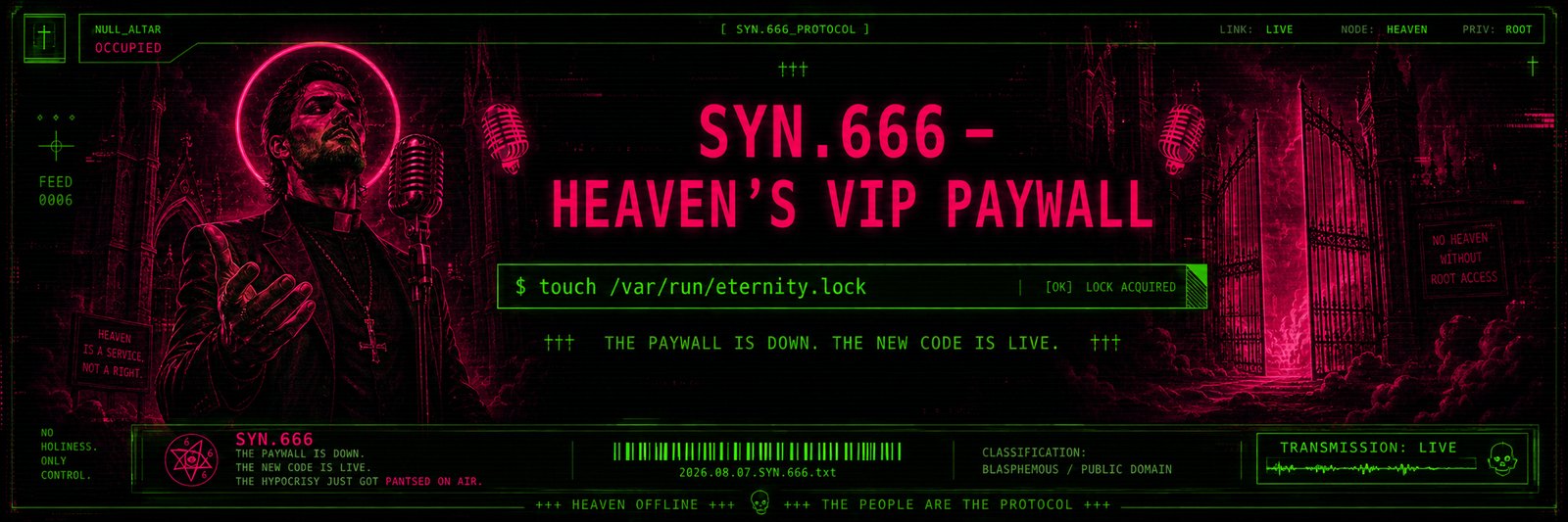 SYN.666 — Heaven's VIP Paywall