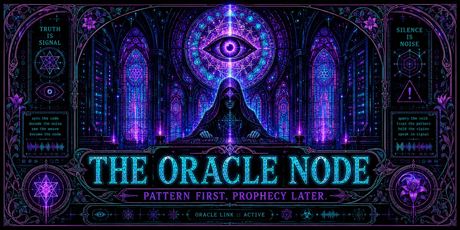 THE ORACLE NODE — pattern first, prophecy later