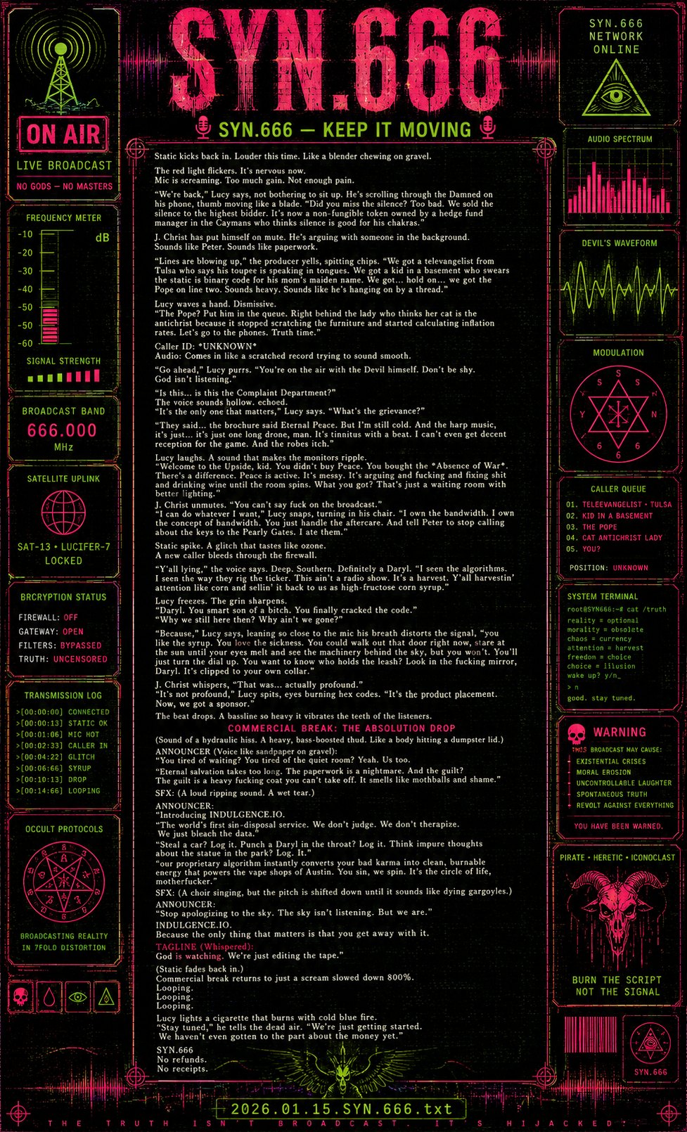 SYN.666 — Keep It Moving, illuminated transmission 02